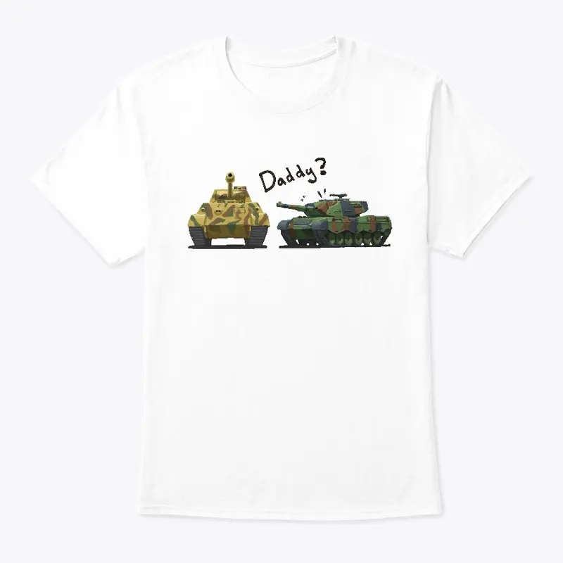 Leopard to Panther Tank: "Daddy?"